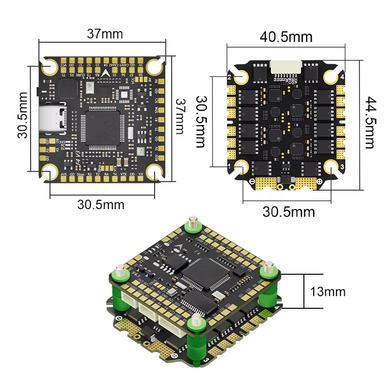 Aocoda-RC F465S V4 Stack F405  - Speedybee F405 V4 Bls 55A Stack 评论和价格