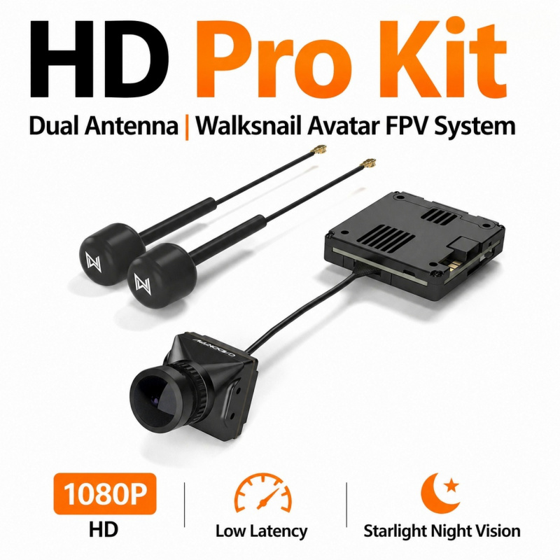 Walksnail Avatar HD Pro Kit Du - Walksnail Avatar Hd Pro Kit 评论和价格